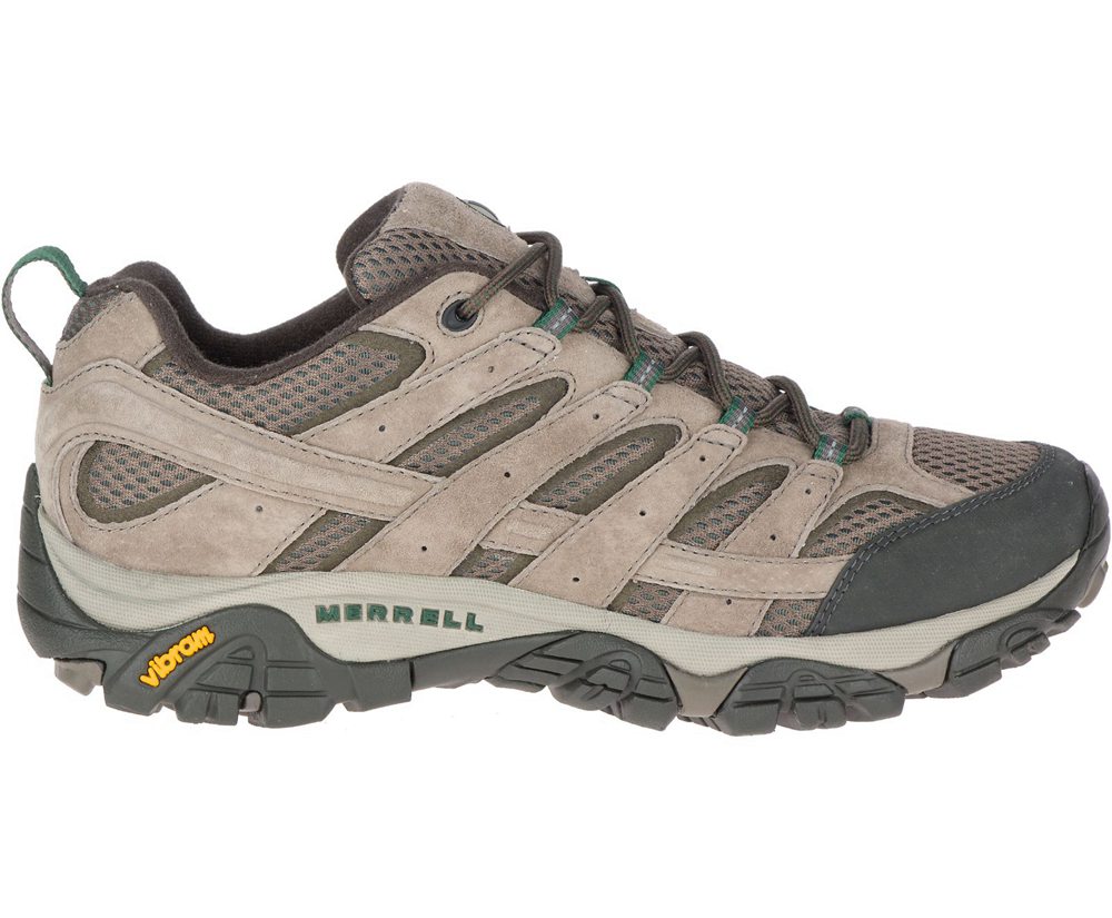 Merrell Hiking Shoes Grey - Moab 2 Ventilator - Mens 87HIMDRAS